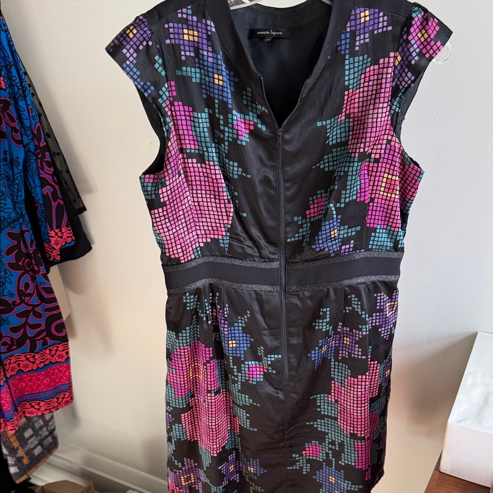 Nanette Lenore Black Dress with zipper
